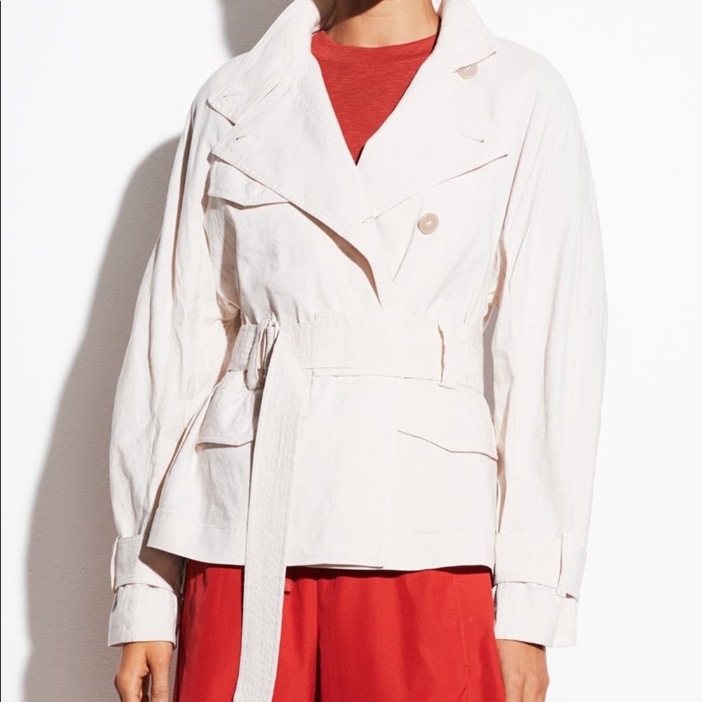 Vince linen pink jacket xs